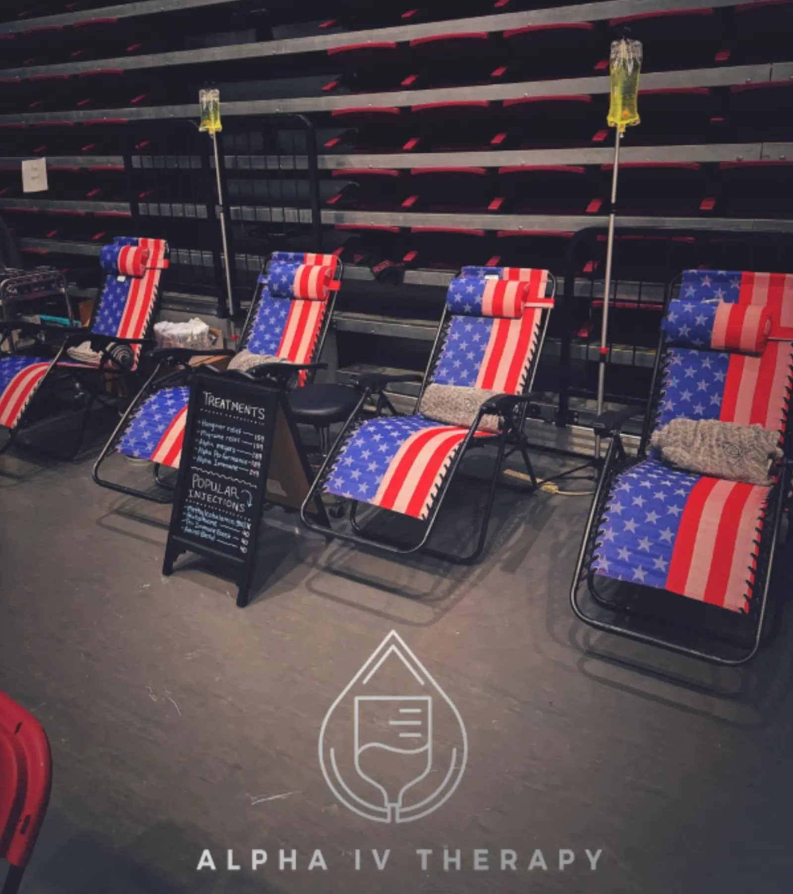 Alpha IV Therapy event setup