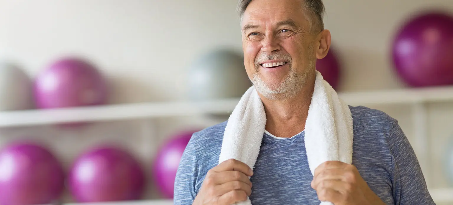 Active man post-workout — hormone optimization for vitality and energy