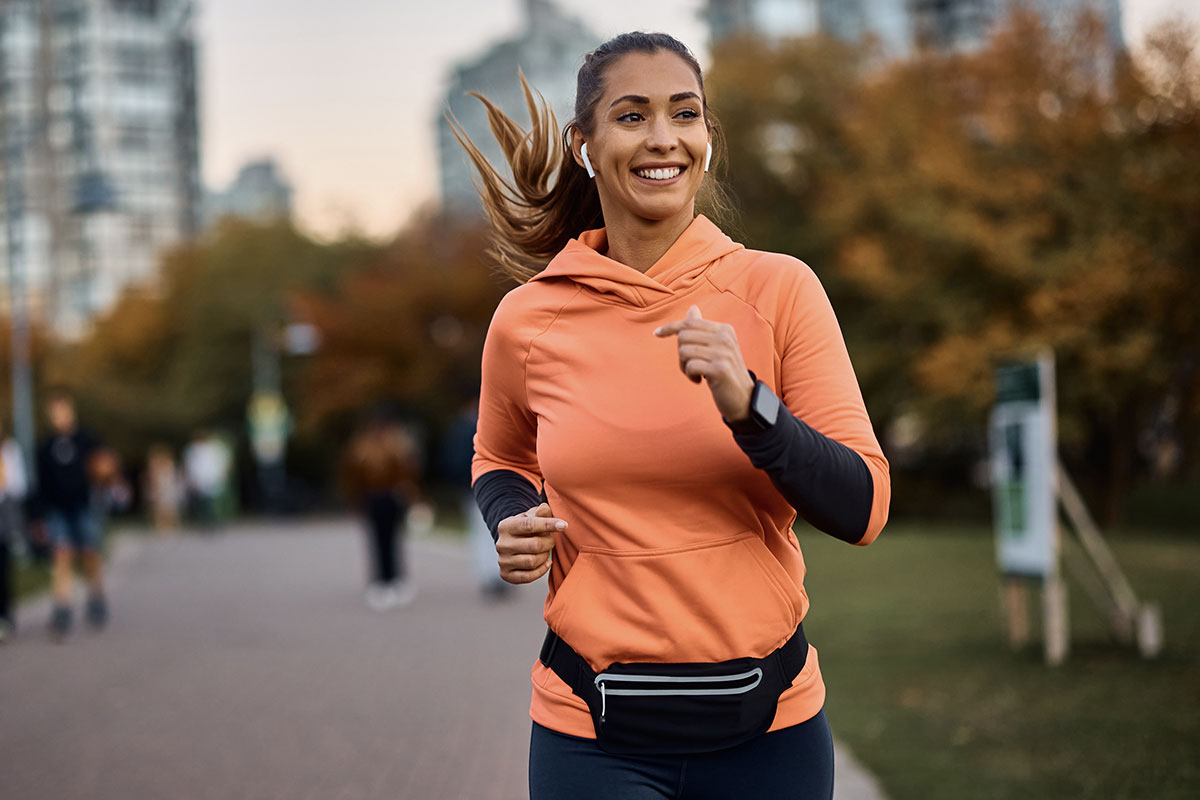 woman running after semaglutide weight loss in Tulsa